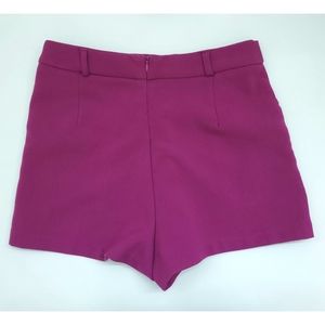 Forever 21 Fuschia High Waist Shorts Pockets - Women's Medium
